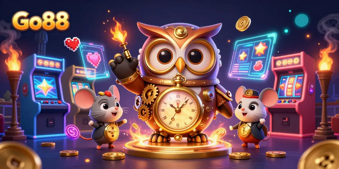 Spin slots and win jackpots at Go88's immersive animated casino experience.