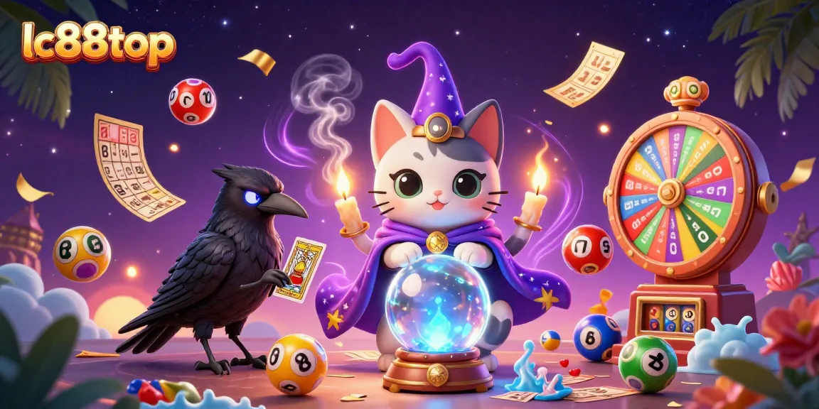 Win big at lc88top with vibrant lottery balls and casino magic in 3D illustration